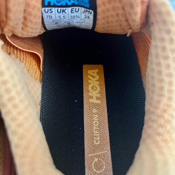 Hoka Athletic Shoes in Yellow and Red - Picture 6 of 8